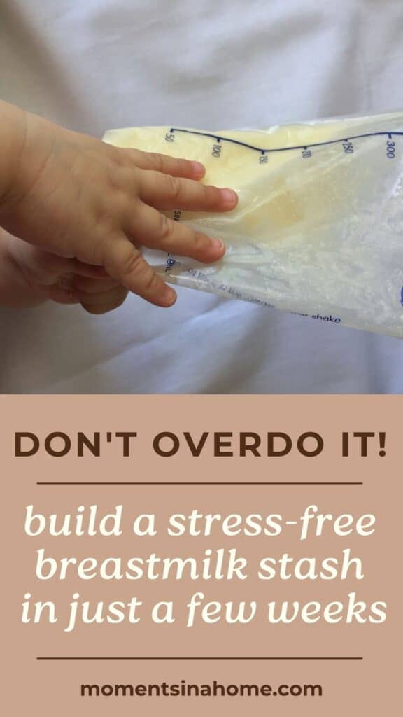 How to build a breastmilk stash